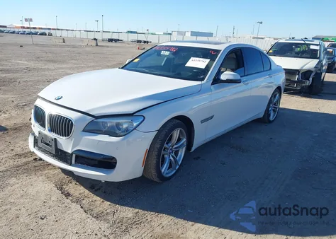 2014 BMW 750I from USA, damaged, VIN WBAYA8C57ED825083